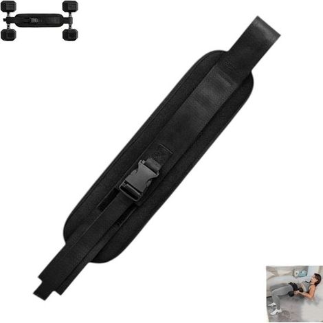 Ceinture d'entraînement pour hip thrust - Ceinture spécialement conçue pour le hip thrust - Ceinture d'haltérophilie ajustable - Noire - Ceinture pour hip thrust - Ceinture équilibrée pour hip thrust (1/5)