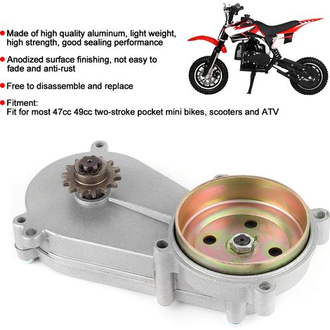 Boîte de vitesses de moto adaptée aux moteurs à course de 47 à 49 cm3 (1/5)