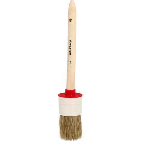 Brocha Brico Redonda Cerda Blanca Nº12 (1/3)