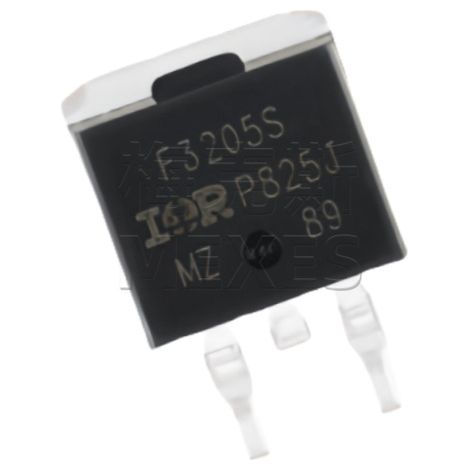 IRF3205STRLPBF TO-263-3 N-channel SMD MOSFET electronic component 55V/110A, 5 units shipped.