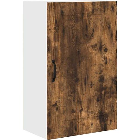 Meuble mural de cuisine,Armoire de cuisine avec étagère Chêne fumé 50 x 31 x 80 cm CFW49229 (1/5)