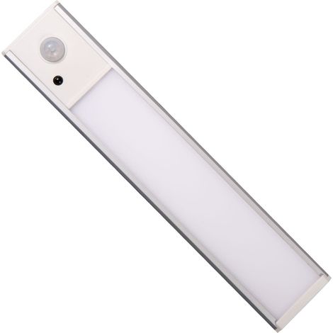 Lampe Sous Meuble - Capteur De Mouvement - 80 LED - 3 Températures De Couleur - Batterie Rechargeable 1900 mAh - Sans Fil - Dimmable - Aluminium - Pour Cuisine Armoire Placard (1/4)