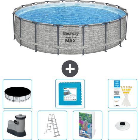Bestway Steel Pro MAX Rund - 549x122 cm - 8-teilig  S674 (1/4)