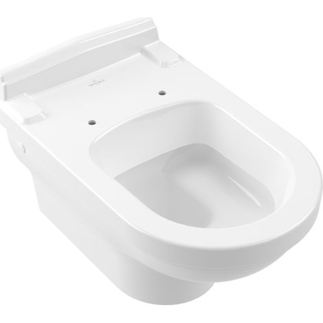 Villeroy & Boch Hommage - Wand-WC, 370 mm x 600 mm, Weiß - Wand-WC, CeramicPlus 6661B0R1 (1/5)