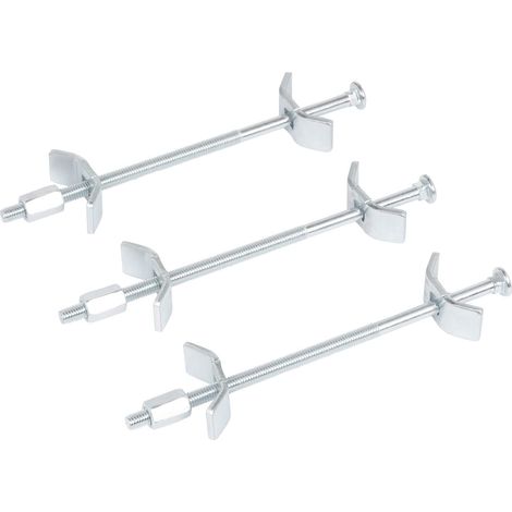 TREND PC/10/M Metal-Ended Worktop Panel Butt Connectors - Pack of 10 (1/5)
