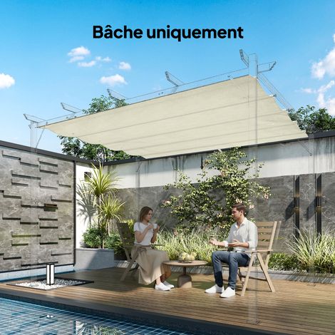 Ersatzdach für Pergola, Ersatzdach mit UV-Schutz (30+) für eine 3 x 2 m Pergola