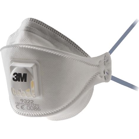 3M Aura 9322+ Mascarilla FFP2 Blanca con Válvula