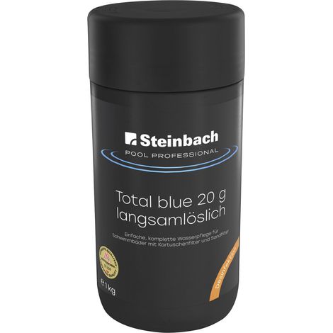 Steinbach Pool Professional Total Blue 20 g organisch 1 kg Poolwasserklärer (1/2)