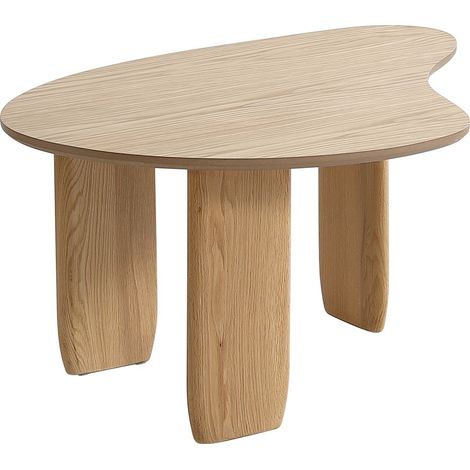 Table basse organique en bois 100 cm - Aria (1/5)
