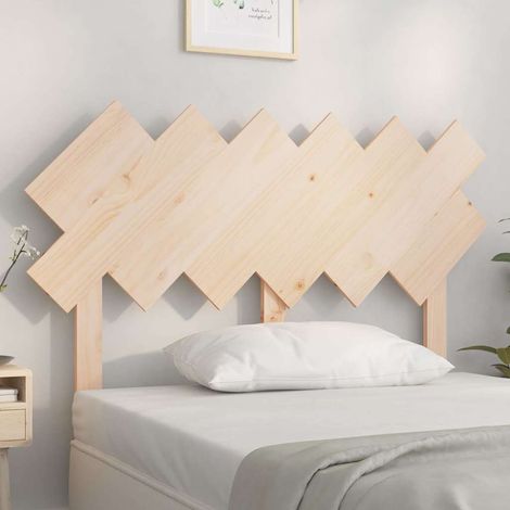 vidaXL Cabecero de cama madera maciza de pino 122,5x3x80,5 cm (1/5)