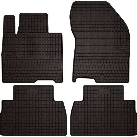 Gummifußmatten für Hyundai SantaFe IV SUV (ab 2018) – schwarz, passgenau