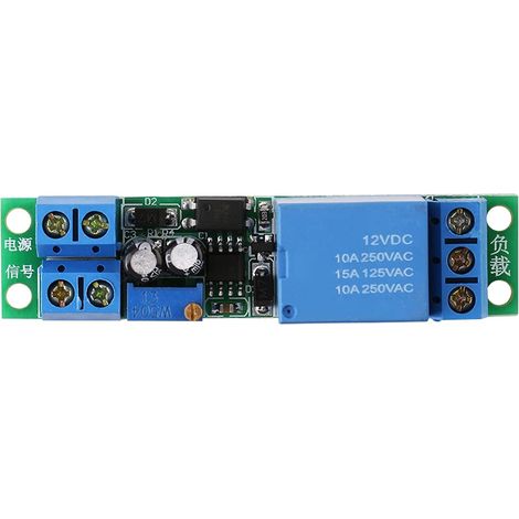 Module de relais temporisé 12 V, interrupteur réglable avec (1/5)
