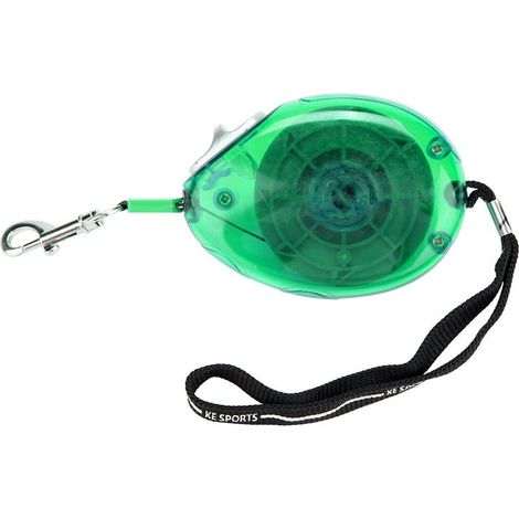 Clamp for dog of small and average size, let retractable automatic, chain of Tension for chiot (green) (1/5)