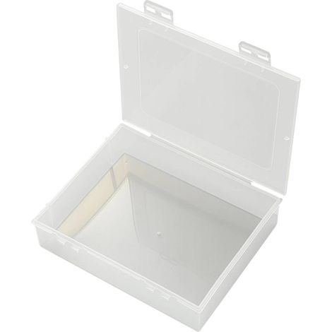 BOÎTE DE RANGEMENT SÉPARATIONS FIXES TRU COMPONENTS E-112 1566891 (L X L X H) 191 X 157 X 47 MM NOMBRE DE COMPARTIMENTS: (1/2)