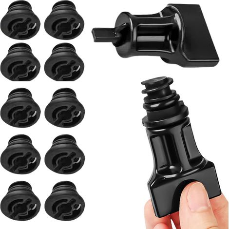 Bouchon de Vidange d’Huile avec Joint – Lot de 10 avec Clé de Vidange, Étanche, Compatible 06L103801 (1/5)