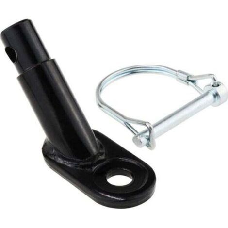 Coupleur d'attelage pour remorque de vélo coudé pour la Plupart des remorques de vélo, coupleur d'attache de remorque de vélo pour Les Chiens d'enfants, Accessoire de vélo--avec mousqueton (1/5)