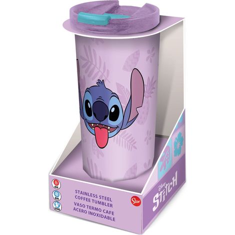 Tazza da viaggio in metallo Lilo & Stitch - Acciaio inossidabile