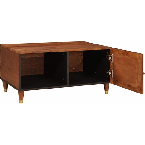 Table basse  Table de salon  Table de café 80 x 50 x 40 cm Bois de mangue massif (1/4)