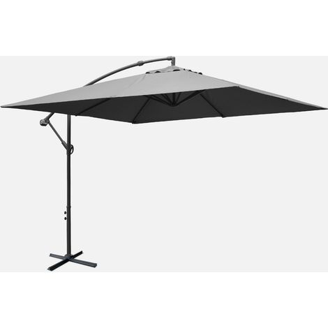Parasol cuadrado excéntrico, 3x3m