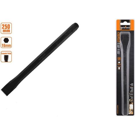 Kaela - Scalpello Piatto Attacco Esagonale In Acciaio 250x16 Mm Utilizzo Su Pietra 57016 - (1/2)