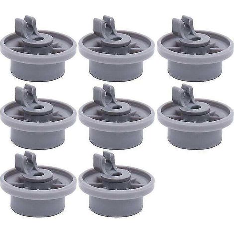 8 roulettes pour lave-vaisselle Siemens et Bosch. Roulettes universelles pour le panier inférieur. (1/5)