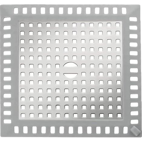 CCYKXA Large 12.3 x 12.3 cm Shower Hair Strainer - Shower Drain Filter, Hair Catcher, Stainless Steel - For Bathroom, Kitchen, Sink (1/5)