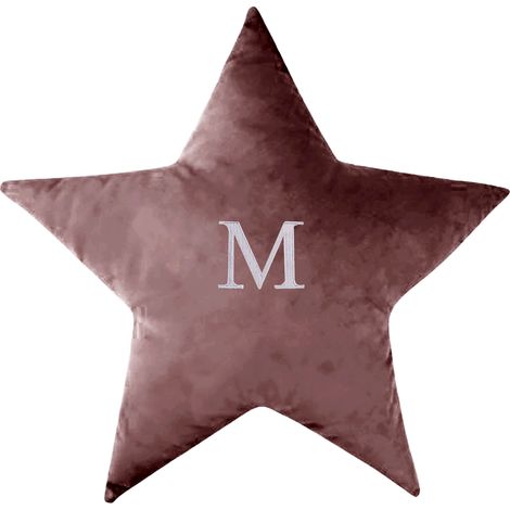 Coussin VELVET STAR VE2258 rose poudré