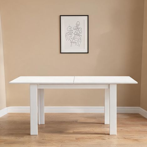 Table de salle Ă manger bianco en MDF 180 x 80 x 75 cm (1/5)