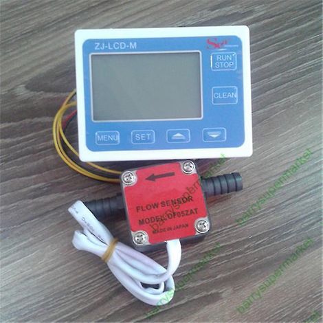 Débitmètre à carburant, compteur de débit, indicateur de débit, capteur de débit pour diesel et essence, capteur de débit à engrenages avec écran LCD (1/3)