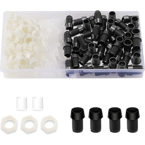 50 Pièces 5mm Support de Diode LED, LED Encastrable Clip de Montage Support, Supports de Lampe pour diodes, Support de Diode de Douille de Lampe en Plastique, Noir (1/5)