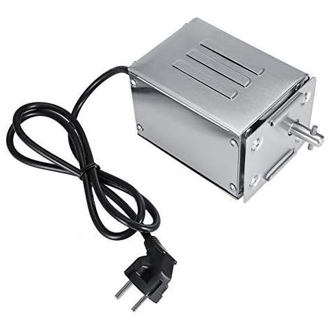 Moteur de rôtissoire de BBQ, moteur électrique de barbecue de rôtissoire de moteur de rôtissoire de BBQ d'acier inoxydable de 50-70KGF(Prise UE 220V) (1/4)