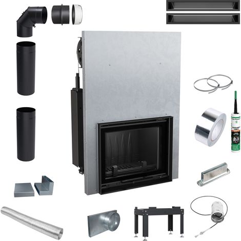 KRATKI MAJA 8kW Ø200 Kamineinsatz Guillotine Holz EKOPROJEKT Zubehör (1/5)