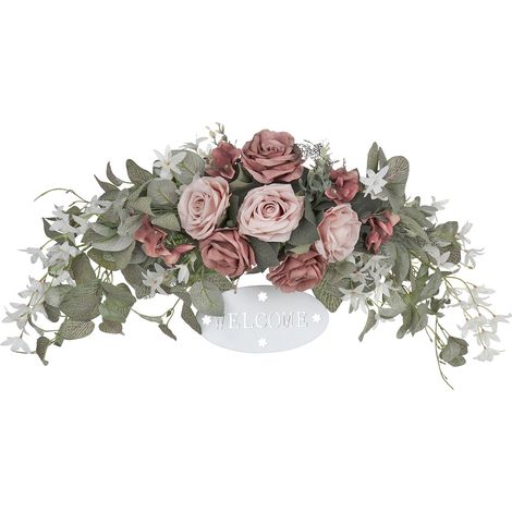 Orchidée rose européenne décoration linteau fleurs artificielles pour maison mariage (1/5)