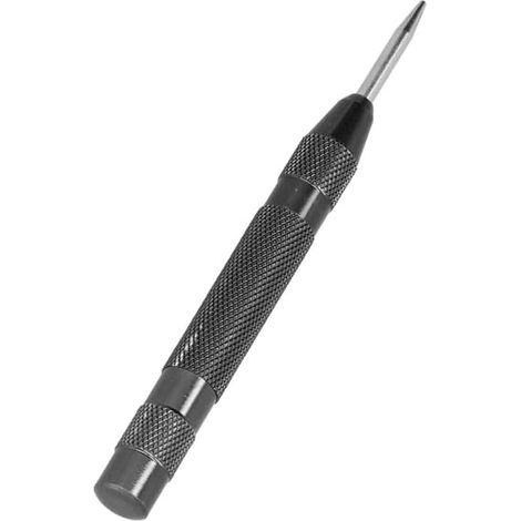 Outil de perçage automatique réglable avec pointe en acier trempé remplaçable, noir, pour un positionnement précis des trous (1/5)