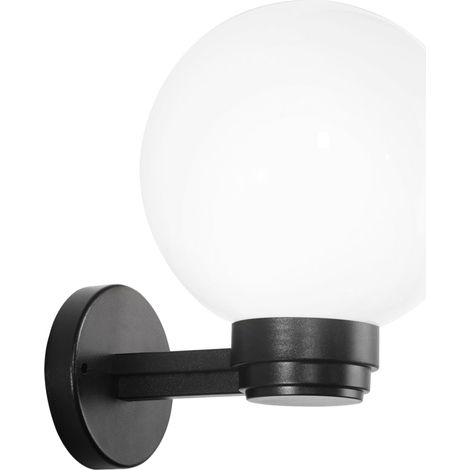 Lampada applique classica da esterno giardino a sfera Polly - Bianco (1/2)