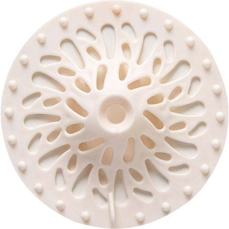 2X Protection bonde d'écoulement Filtres Évier en Silicone Attrape Cheveux Douche Filtre Douche Cheveux Filtre evier Cuisine Grille Douche Filtre de Couverture de Drain,bleu+blanc (1/4)