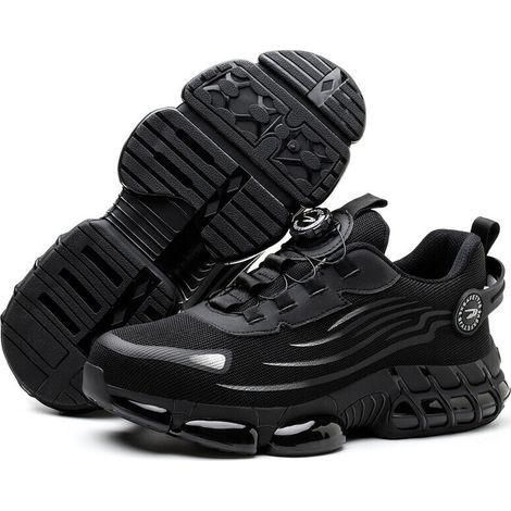 Chaussures de sécurité S3 légères et respirantes – Pointure 43, embout acier, semelle antidérapante avec coussin d’air (1/5)