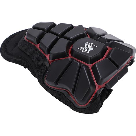 MEROCA Gilet de Sécurité Antichoc pour Enfants, Protection Poitrine Moto et Scooter Noir Rouge (1/5)