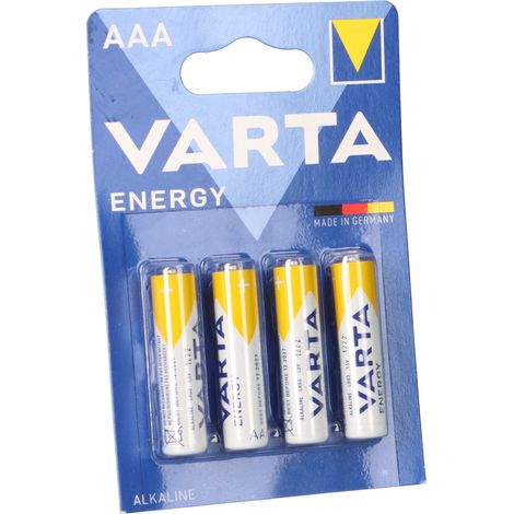 Varta Energy AlMn AAA 1,5V Micro Batterie 4er Blister (1/5)