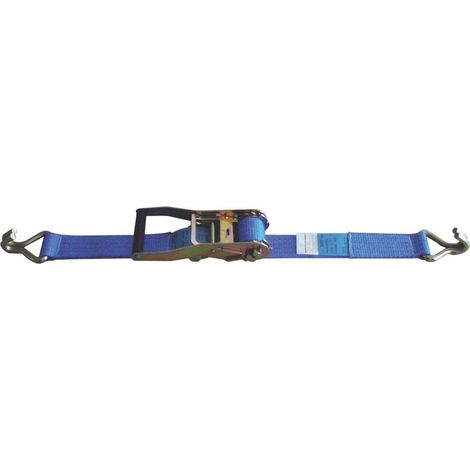 DOLEZYCH 42504033 Zurrgurt DIN EN 12195-2 Länge 10 m Breite 50 mm mit Ratsche +