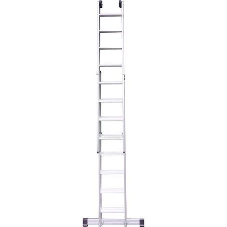 Euroline Premium 302 Stufen- Schiebeleiter 2x8 Sprossen