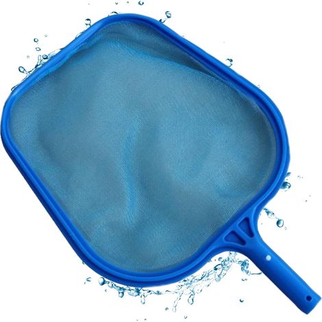 épuisette à Feuilles en Plastique I Filet de Piscine 20 x 30 cm I Épuisette de Surface pour Perche télescopique I Adaptée Piscine/pataugeoire & Jacuzzi I Mailles Fines & Solides (1/5)