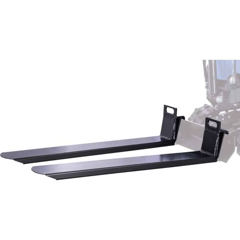 Scheppach – Fourche à palettes pour mini-pelle EXC815 – charge max 120 kg – largeur 700 mm – montage rapide sur lame de remblayage