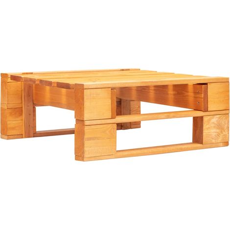 Canapé de jardin palette Canapé Repose-pied relax - Bois Marron miel BV873797 - BonneVie (1/4)