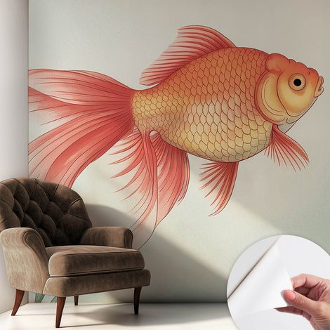 Fotomurale adesivo stickers - per camera da letto - per corridoio - decorazione casa moderna Bellezza acquatica 250x250 cm (1/5)