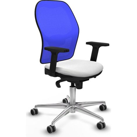 Piqueras et Crespo 2D086G0 Chaise de Bureau Blanc Ergonomique (1/3)