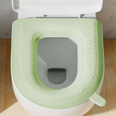 BelleRise – WC-Sitzbezug – Wasserdicht, rutschfest, EVA – Für alle Jahreszeiten geeignet, 38 × 39,5 cm (1/5)