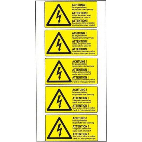 Etiquette combinée dans l'électrotechnique 74 x 37 mm TE Connectivity ESSW 1768020-3 74 mm x 37 mm (