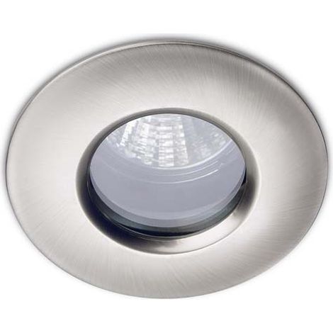 LedsC4 Split - Wandleuchte LED 5W. Durchmesser 8.5cm. Gehäuse aus Aluminium. Innenbereich IP65. Farbe Silber