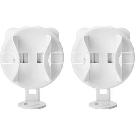 2 Support de Brosse à Dents électrique, 2 pièces Porte-Brosse à Dents électrique Mural Porte-Brosse à Dents Adhésif Peu Encombrant pour Rester au Sec, Organisateur de Brosse à Dents